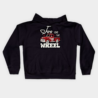 Jesus Take The Wheel Kids Hoodie